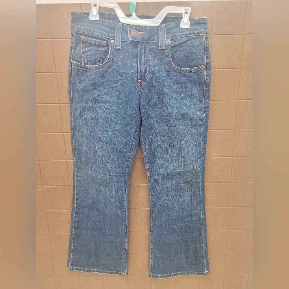 Levi's 515 Flare Jeans 5 Pocket Zip Fly Women's 10P Medium  Blue Jeans